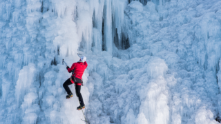Ascensiones invernales en hielo