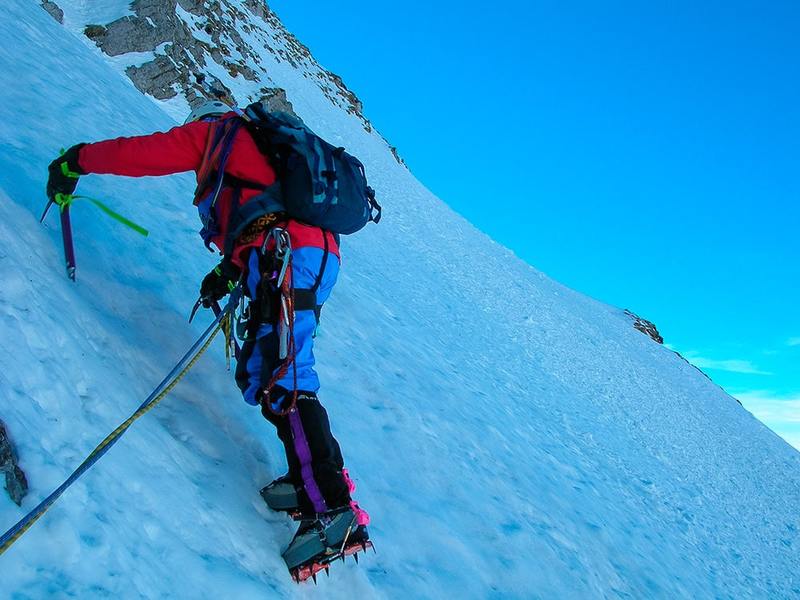 Escalada Invernal Norte Clásica de Ubiña