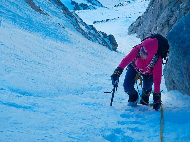 Escalada Invernal Norte del Escamellau