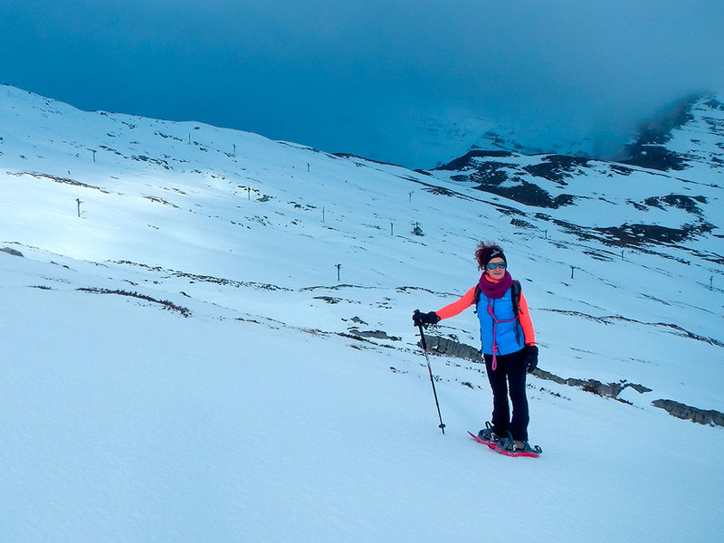 Excursión raquetas Alto Campoo Caliza Guías