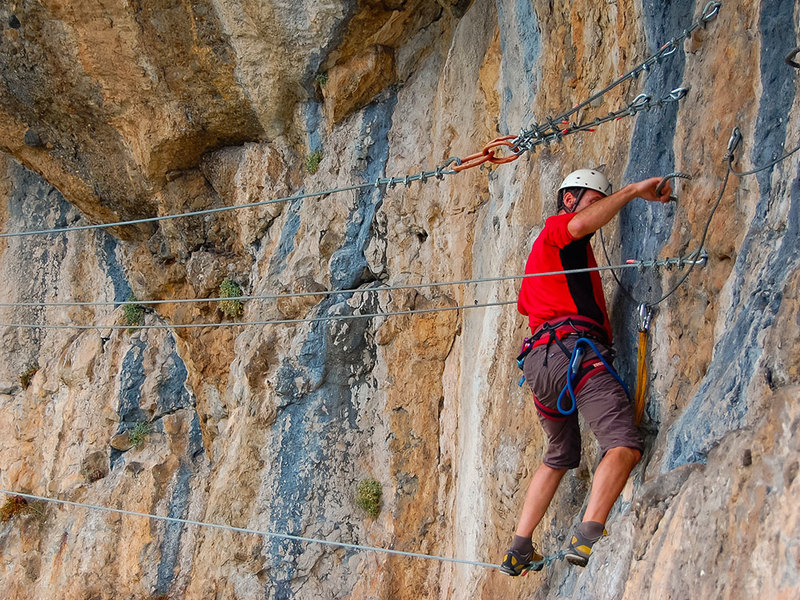 Vía Ferrata Camaleño Caliza Guías